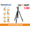 1.6m Travel Tripod TM2324 BLACK GOLD - K&F Concept TM2324Gold