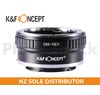 K&F Concept Olympus OM Lenses to Sony E Mount Camera Adapter