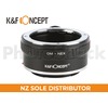 K&F Concept Olympus OM Lenses to Sony E Mount Camera Adapter w/ Tripod Mount