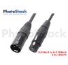 XLR Male to XLR Female 0.5 Metres