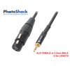 XLR Female to 3.5m Stereo Jack  1 Metre