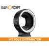 K&F Concept Fully Automatic Focusing Electronic Adapter Ring - EOS-E with Mounting Bracket