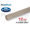 SAVAGE Paper Background Half Roll - 15 Suede Gray