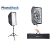 Continuous Cool Light Set (Equiv1500W) with Collapsible Softboxes