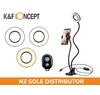 K&F Concept 3.5" Selfie Ring Light w/ Stand Phone Holder