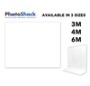 White Fabric Backdrop - 3 Available Sizes 