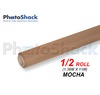 Paper Background Half Roll - Mocha