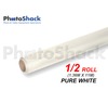 Paper Background Half Roll - Pure White