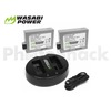 LPE5 Battery for Canon (2 Pack + Dual Charger) - Wasabi Power