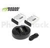 LPE12 Battery for Canon (2 Pack + Dual Charger) - Wasabi Power  