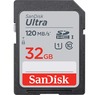 SanDisk SD Ultra SDHC Memory Card - 32GB (120MB)