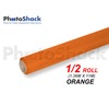 Paper Background Half Roll - Orange