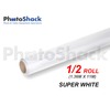 Paper Background Half Roll - Super White