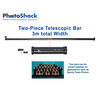 3m Telescopic Bar Aluminum Crossbar (2 poles)