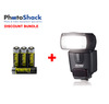 Viltrox JY-620 Flash + Powerex PRO AA Batteries 4 Batteries BUNDLE