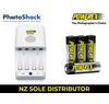 Travel Charger and AA Batteries 4 Batteries Set - 2,700mAh