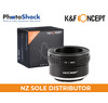 K&F T2 Lenses to Sony E Lens Mount Adapter