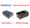 Charger & Battery Kit for Sony Cameras