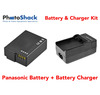 Charger & Battery Kit for Panasonic / Lumix Cameras