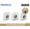 RODE Wireless ME Dual Wireless Microphone Audio System - White - FREE RODINTERVIEWGO