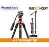 K&F K234A7 2.1m Professional Video Tripod with Fluid Head