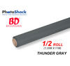 BD Paper Background Half Roll - 131 Thunder Gray (Dark Grey)