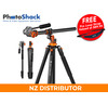 K&F T254A7 2.3m Professional Video Tripod with Boom Arm & Fluid Head - PROMOTION