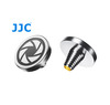 JJC Deluxe Soft Release Button - Silver Aperture Iris