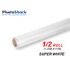 Paper Background Half Roll - Super White