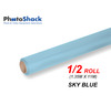 Paper Background Half Roll - Sky Blue