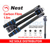 Nest 1.5m Carbon Fibre Traveller Tripod 4 section