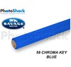 SAVAGE Paper Backdrop Roll - 58 Chroma Key Blue