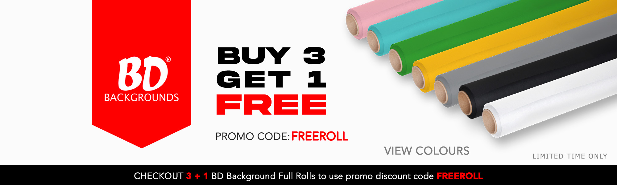 Photoshack Buy 3 get 1 free background roll - Desktop