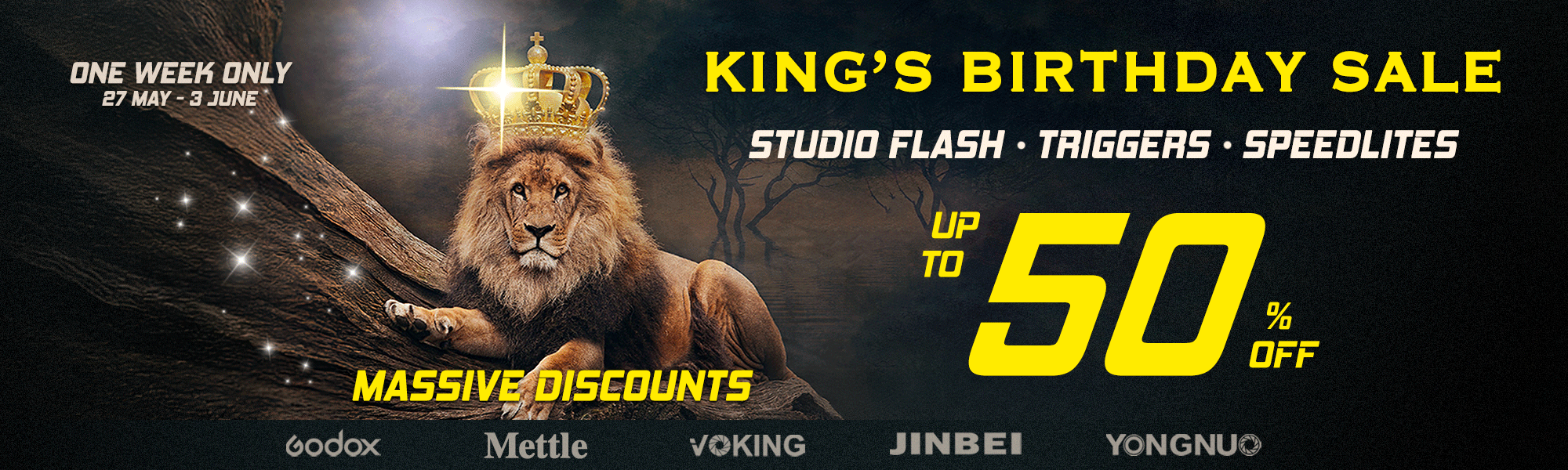 Photoshack 2025 King's Birthday Sale - Desktop